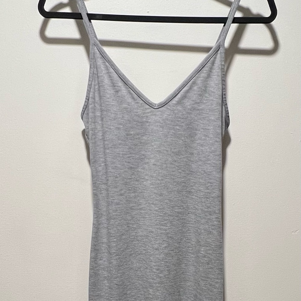 Gray Sleeveless Women's Dress